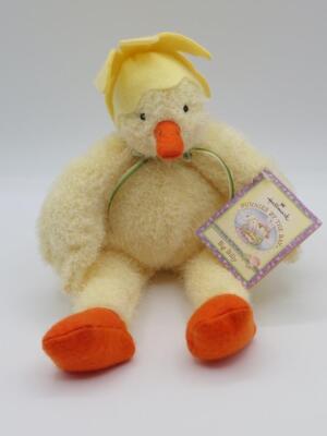 Hallmark Bunnies by The Bay Big Dilly Duck Stuffed Easter Plush Decor 2002 w/Tag