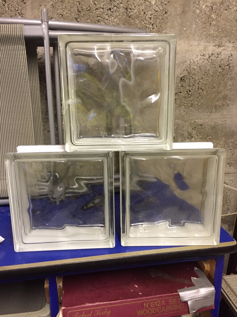 Glass building Blocks, Building Material, DIY, Wall blocks, in
