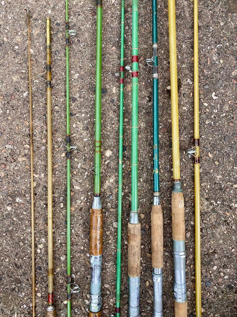 Bundle of 5 Vintage Sea fishing rods. Including Milbro in Ottery St