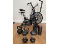 Assault / Air Bike, Dumbbells, Kettlebells, Roller Bundle