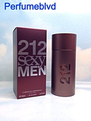 CAROLINA HERRERA 212 SEXY MEN 3.4 FL.OZ 100 ML EAU DE