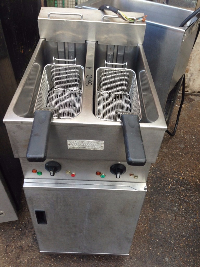 VALENTINE V2200 ELECTRIC FRYER 2 TANK/BASKET SINGLE PHASE LATEST MODEL