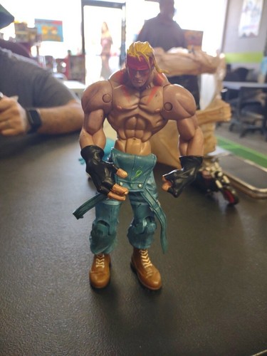 Street Fighter III Player 1 Round 1 Action Figure Alex Third