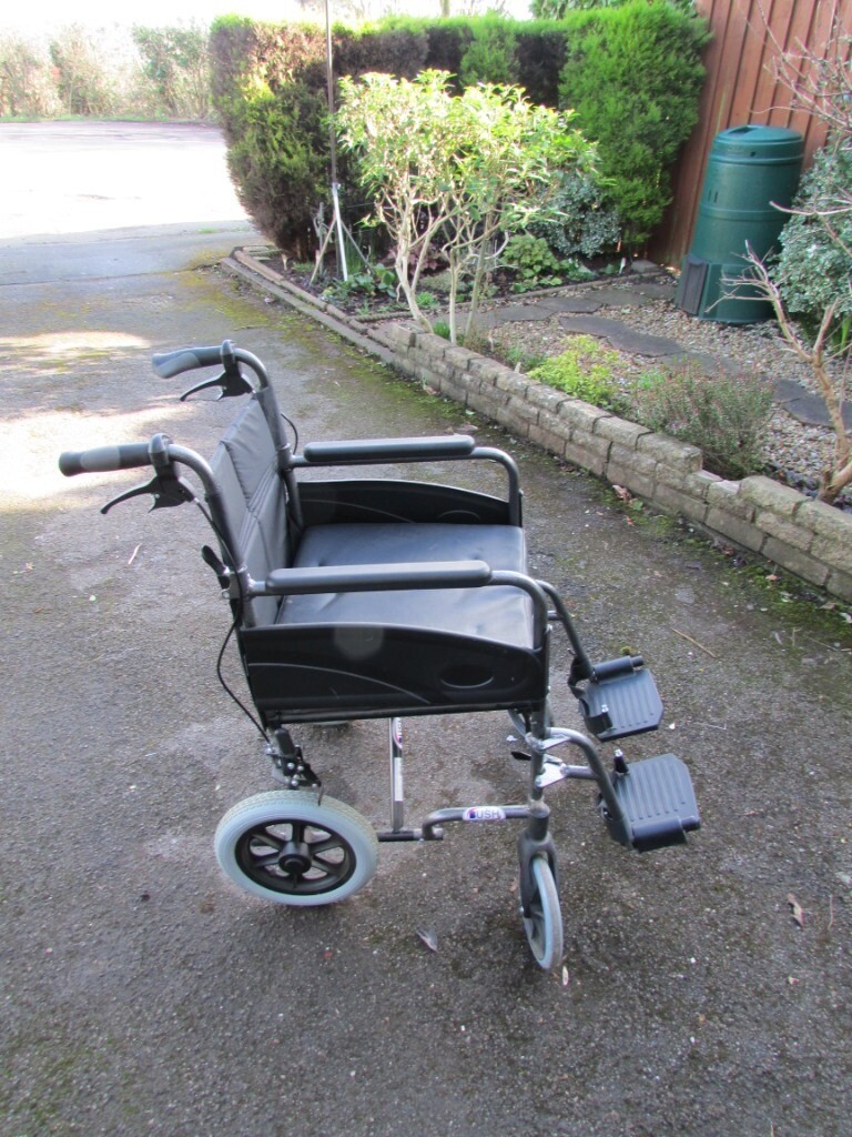 Foldable wheelchair, fits in most car boots. in Newport Gumtree