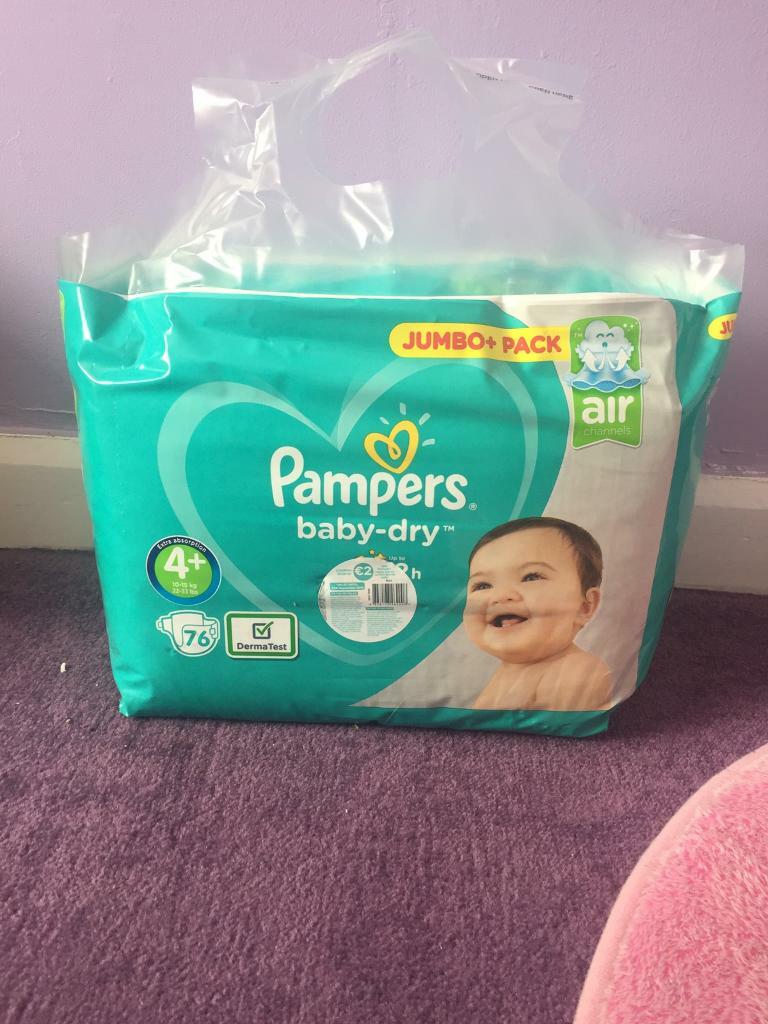 Pampers size 4+ nappies in Keighley, West Yorkshire Gumtree