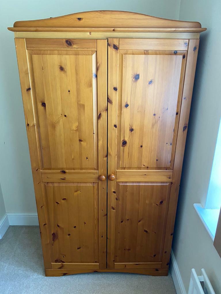 2 door pine wardrobe in Sittingbourne, Kent Gumtree
