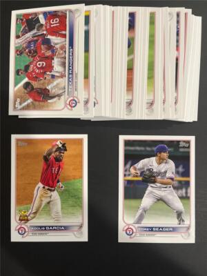 2022 Topps Texas Rangers Team Set Series 1 2 Update 32 Cards