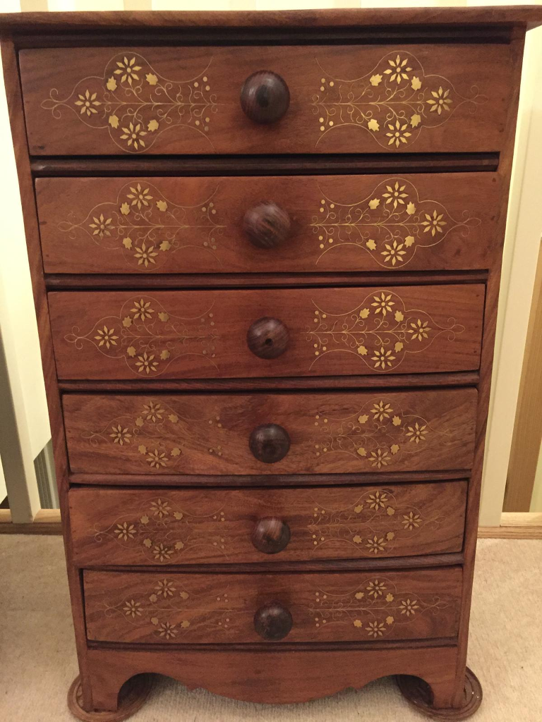 Handmade Indian Furniture Chest Of Drawers In Sandwell West