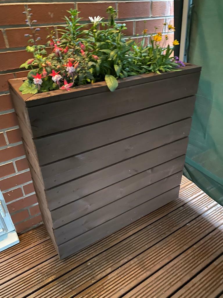 Modern 3FT x 3FT Wooden Planters Made to measure in Whitefield