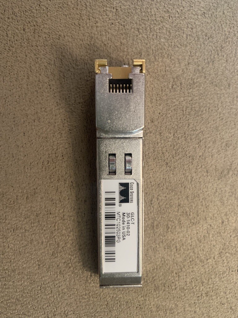 1000Base-T SFPモジュール Cisco 30-1410-02 4個セット 動作確認済