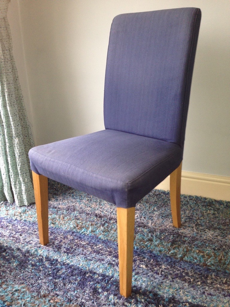 Dining room chair. Blue cover. IKEA Henriksdal. in Bath, Somerset