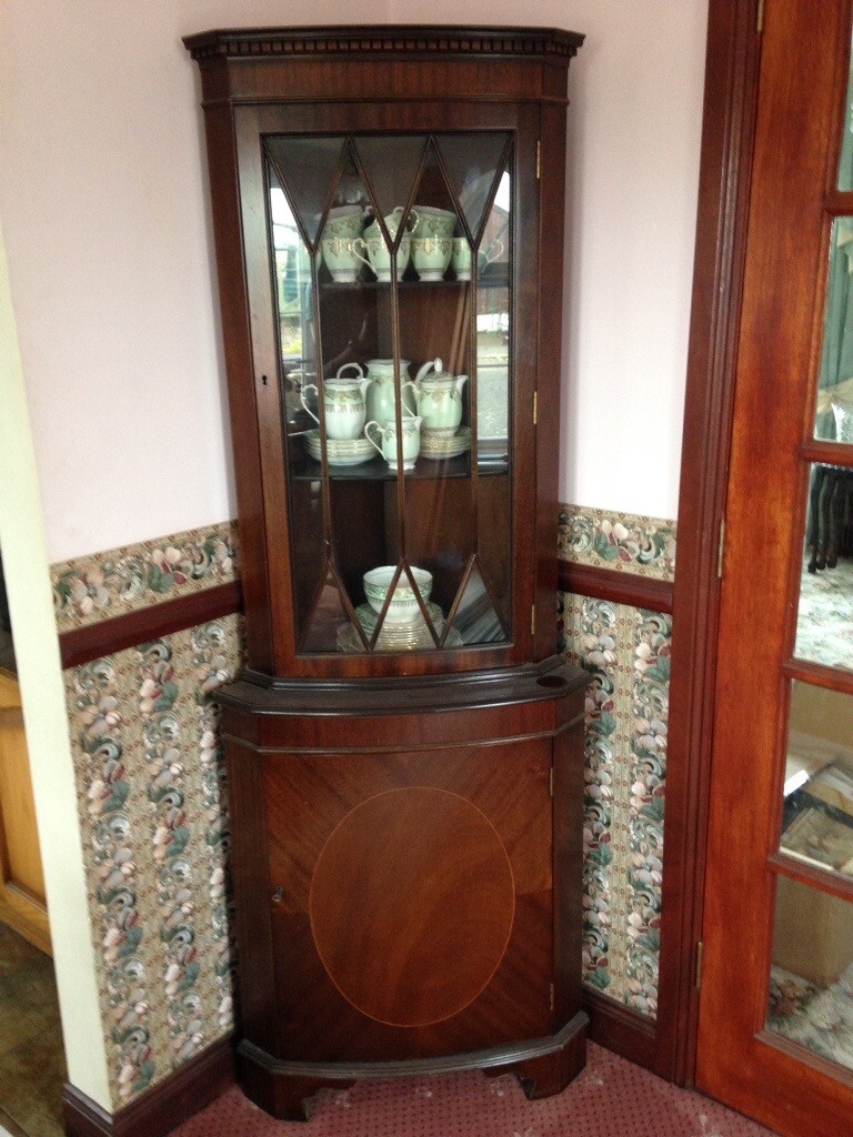 Mahogany corner display in Ballymena, County Antrim Gumtree