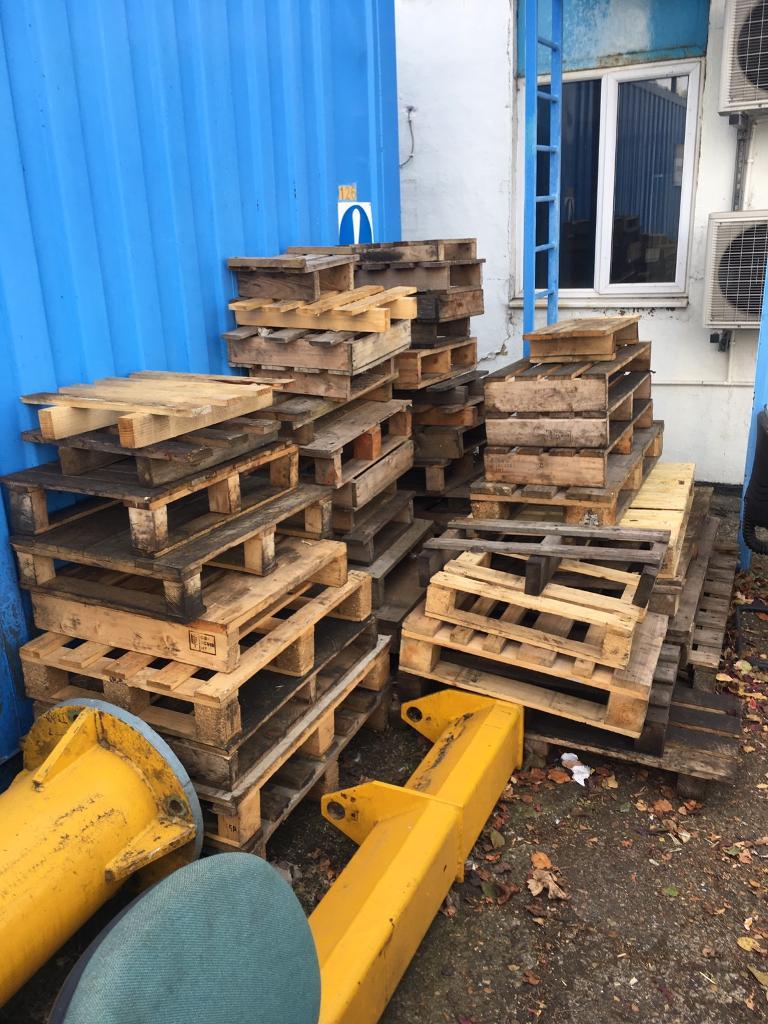 Wooden pallets free for collection in Chertsey, Surrey Gumtree