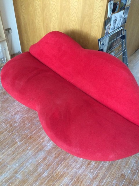 Replica Of Salvador Dali Mae West Lips Sofa Couch In Dulwich