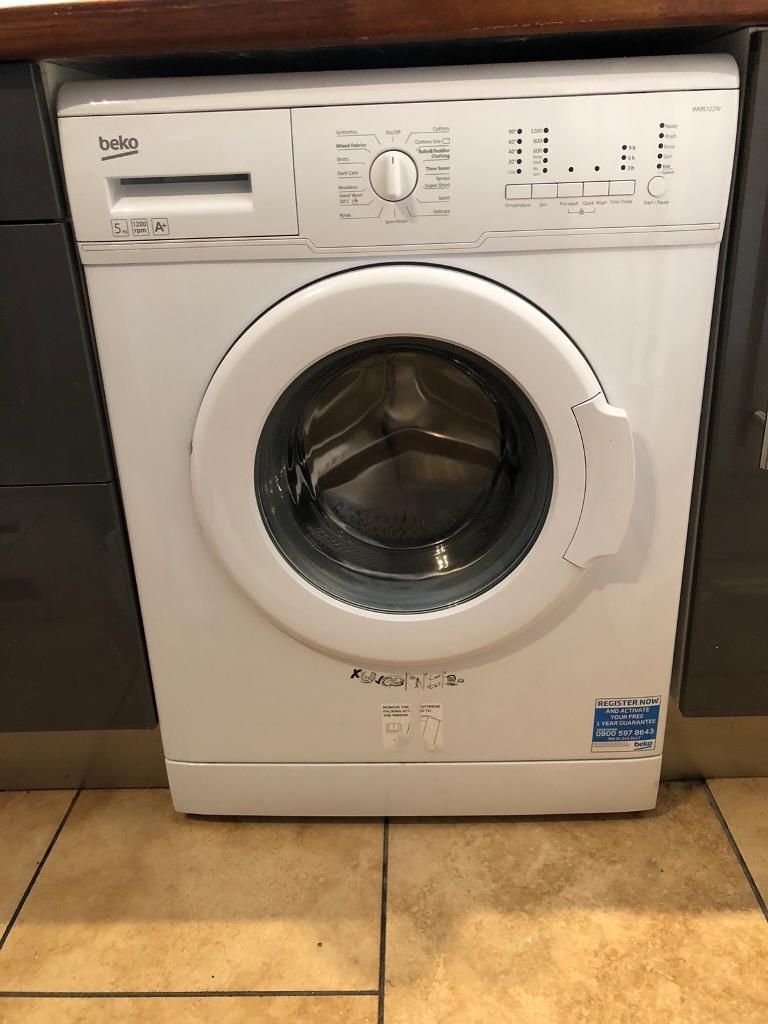 Beko WM5122W Washing Machine in White Must go ASAP! in Leicester