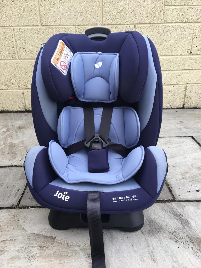 Joie Every Stage Group 0123 car seat blue in Goole, East Yorkshire