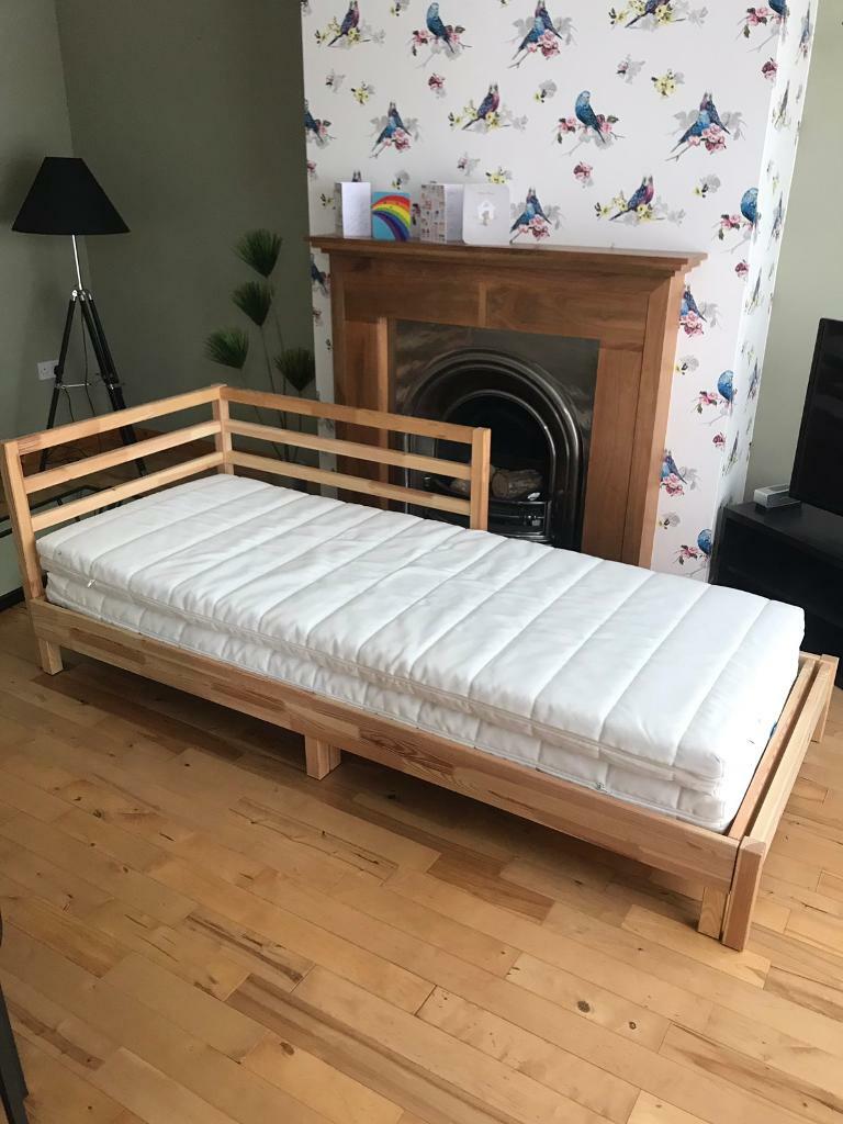 Reduced Ikea Tarva day bed and two mattresses in Newtownabbey
