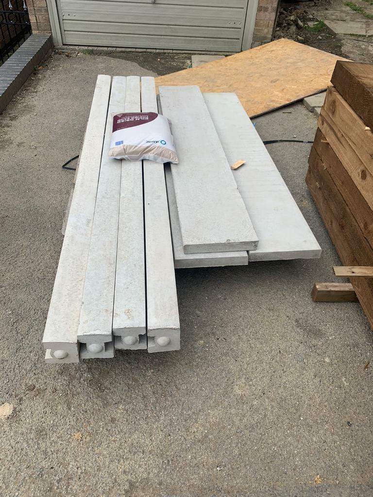 Concrete Fence posts and gravel boards in Ilkeston, Derbyshire Gumtree