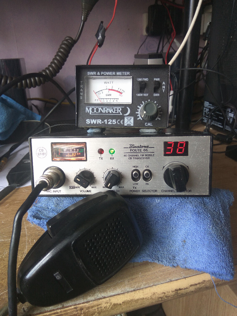 Binatone Route 66 CB radio Tidy condition, 4 watts output 40 channels