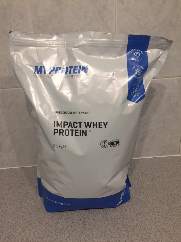 My Protein Impact Whey Protein from MYPROTEIN 2.5KG White Chocolate