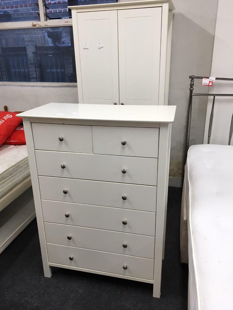 BHF tall white chest of drawers in Wandsworth, London Gumtree