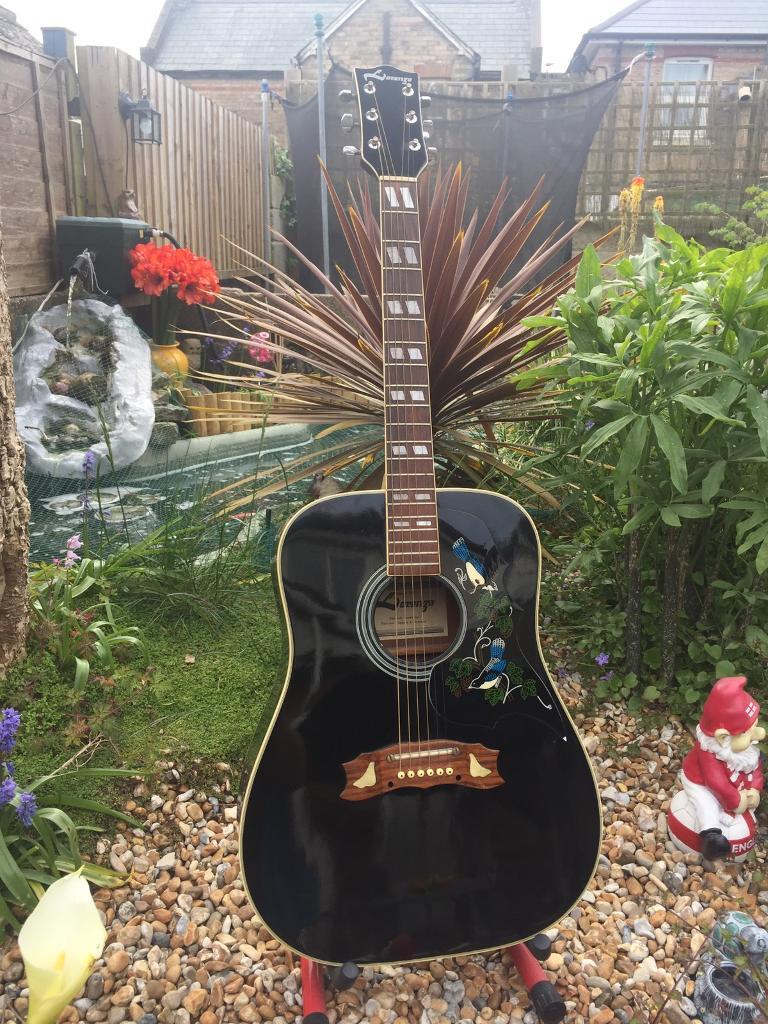 1970s Lorenzo blue bird n-191 acoustic guitar | in Poole, Dorset | Gumtree