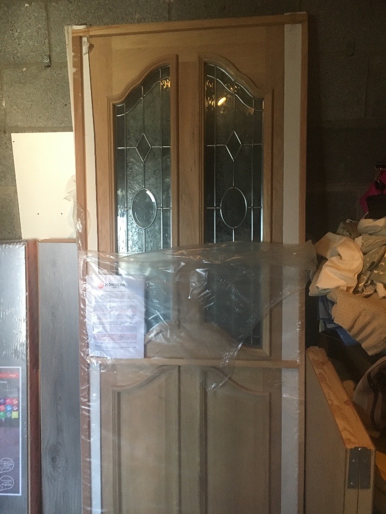 Howdens Solid Oak Exterior Door in Morpeth, Northumberland Gumtree