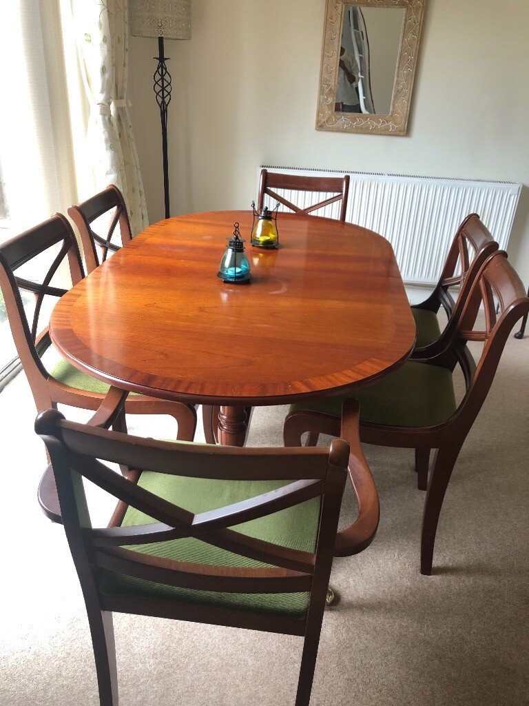 Extendable Dining Table Set Sale reduced for quick sale much loved extendable dining table 6 chairs for sale
