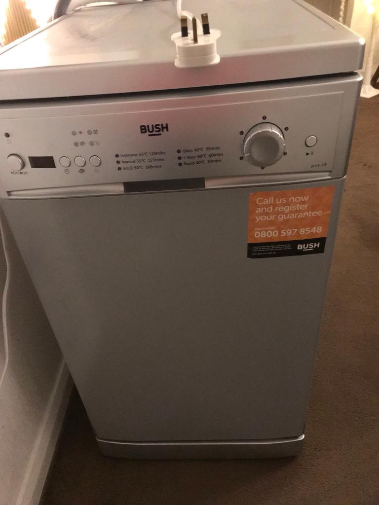 Bush Silver slimline dishwasher in Easington Lane, Tyne and Wear