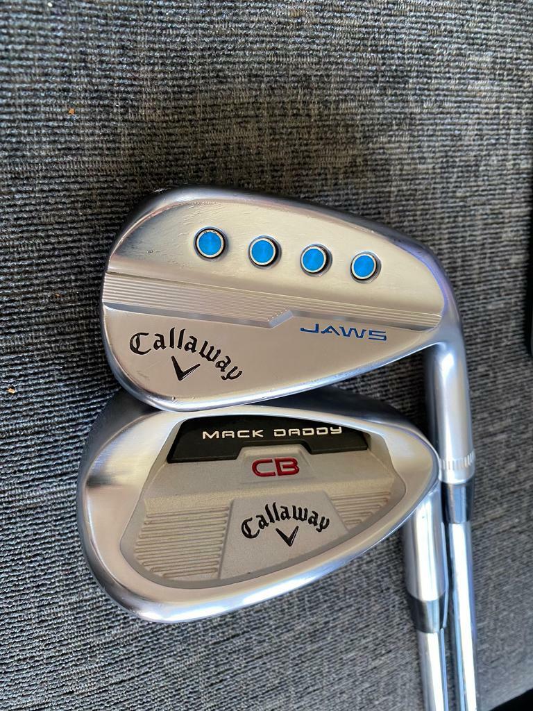 Callaway jaws 48 degree and callaway cb Mack daddy 60 wedge in
