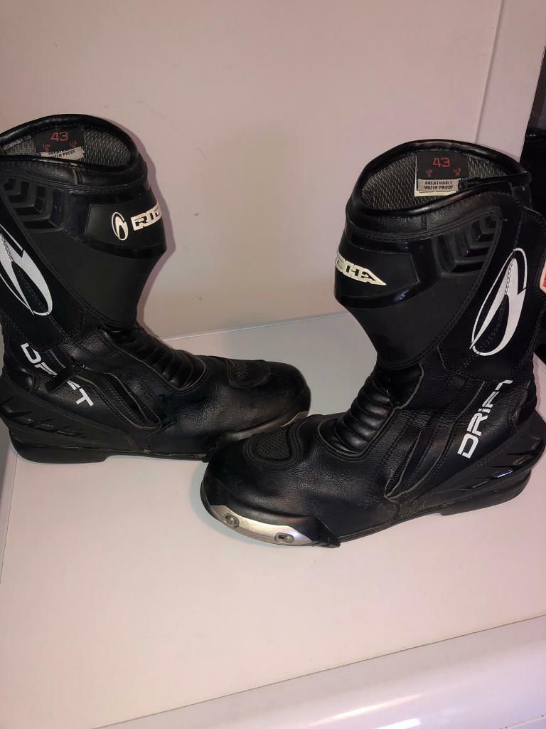 Richa drift waterproof motorcycle boots 9 | in Banff, Aberdeenshire | Gumtree