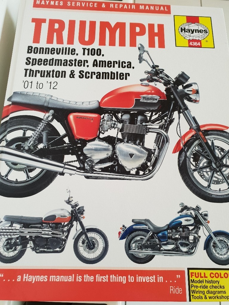 Triumph Bonneville Haynes Service & Repair Manual