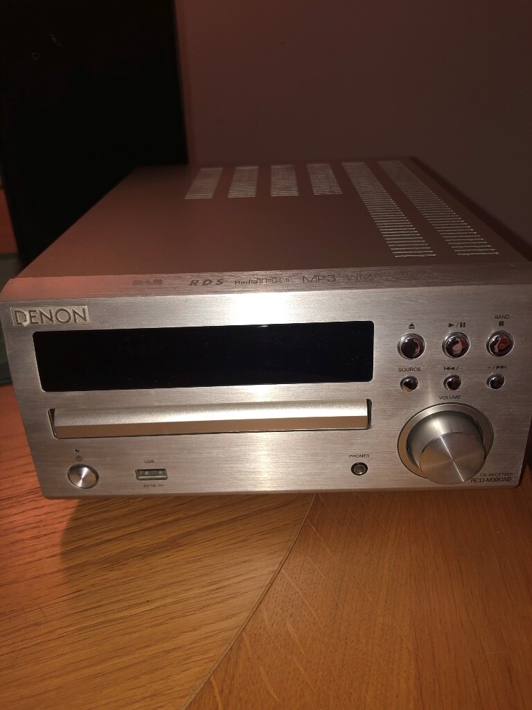 Denon RCDM39DAB CD Player DAB/FM Digital Radio. With 2 Speakers