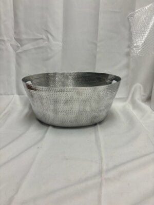 Laurie Gates 14.5-Quart Oval Hammered Aluminum Beverage Tub