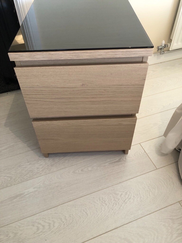 Ikea Malm Bedside Cabinets and 3 Drawer Chest | in Dyce ...