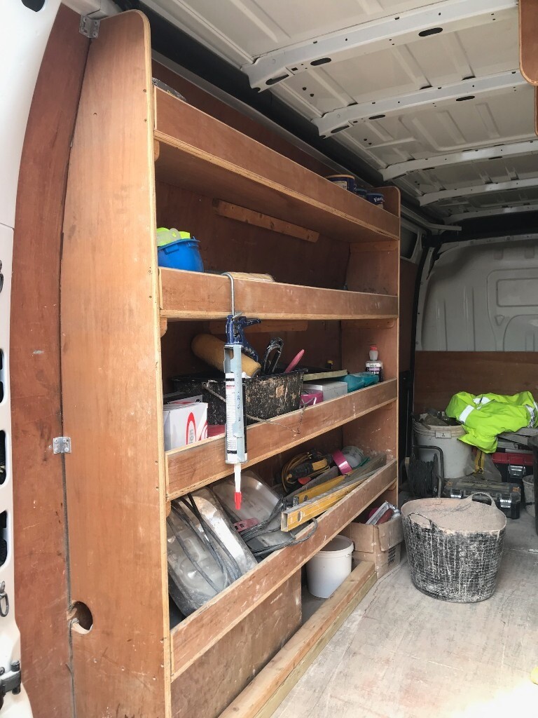 PENDING.... Purpose Built Plywood Van Shelving / Racking currently in