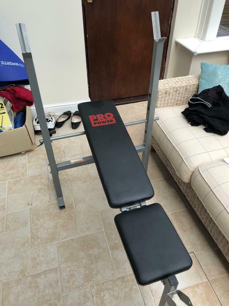 Weights Bench With Bench Press Stands In Warfield Berkshire