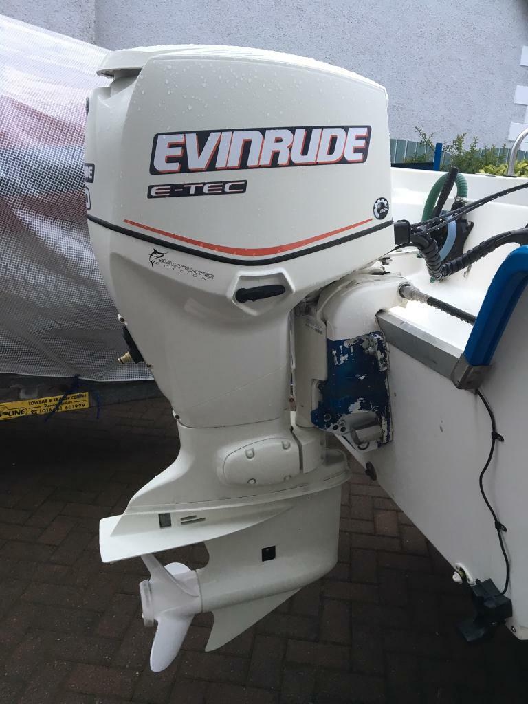 EVINRUDE ETEC 90 HP OUTBOARD MOTOR BOAT ENGINE in Ballymena, County
