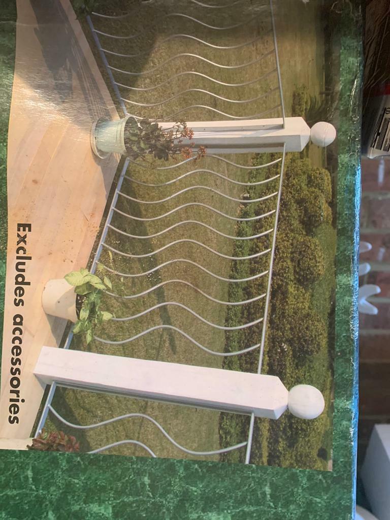 Wavey metal garden fence panel in Eastbourne, East Sussex Gumtree