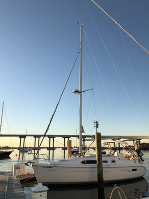 sailboat hunter 306 , 30ft , 2002