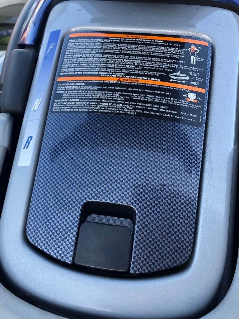 Jetski Seadoo GTX Carbon Glove Box Lid JetSki in Newtownabbey