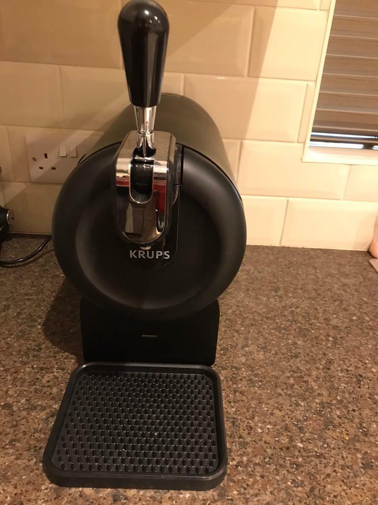 Krups “The SUB” Compact Black 2L Draught Beer Tap for Home in