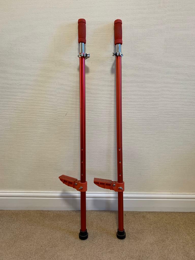 Red metal circus stilts in SuttoninAshfield, Nottinghamshire Gumtree