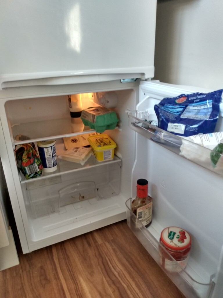 Under counter fridge freezer. Recently purchased in Stapleton