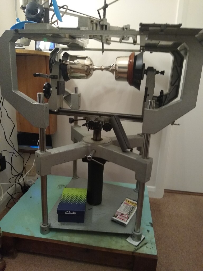 Gravograph TX3 Engraving Pantograph machine, brass letters & equipment