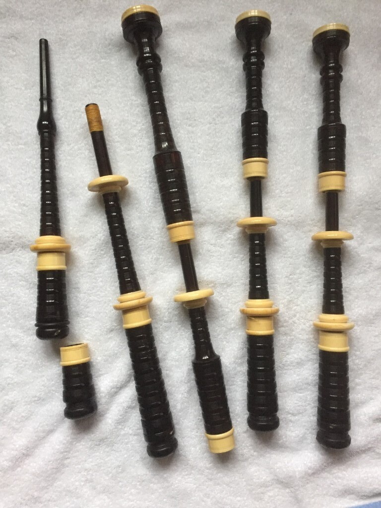 Bagpipes. Henderson's, circa 1910. in Dumbarton, West Dunbartonshire