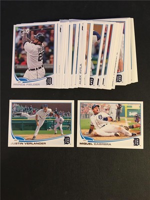 2013 Topps Detroit Tigers Team Set Series 1 2 Update 40