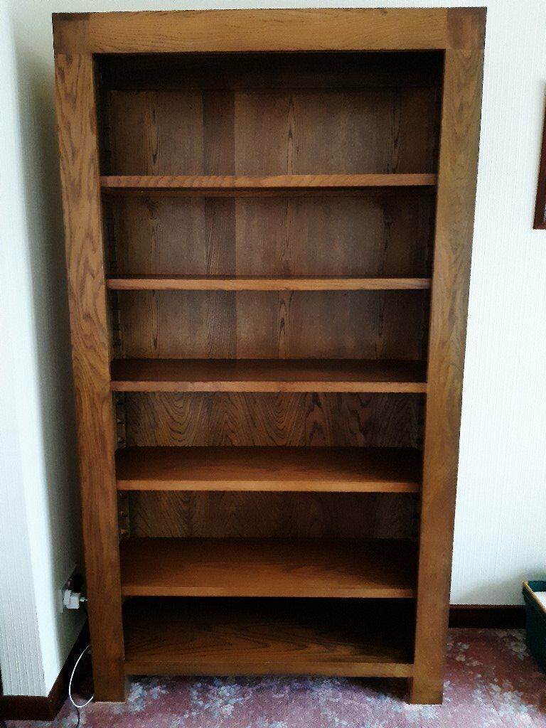 Large Solid Oak Bookshelf In Northampton Northamptonshire