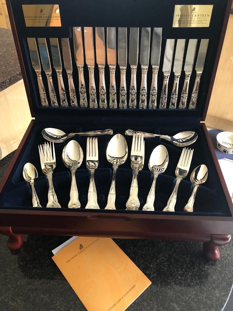 Viners 58 piece silver plated cutlery set in Ashford, Kent Gumtree