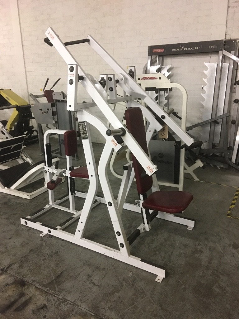 HAMMER STRENGTH ISO LATERAL CHEST AND BACK MACHINE FORSALE ...